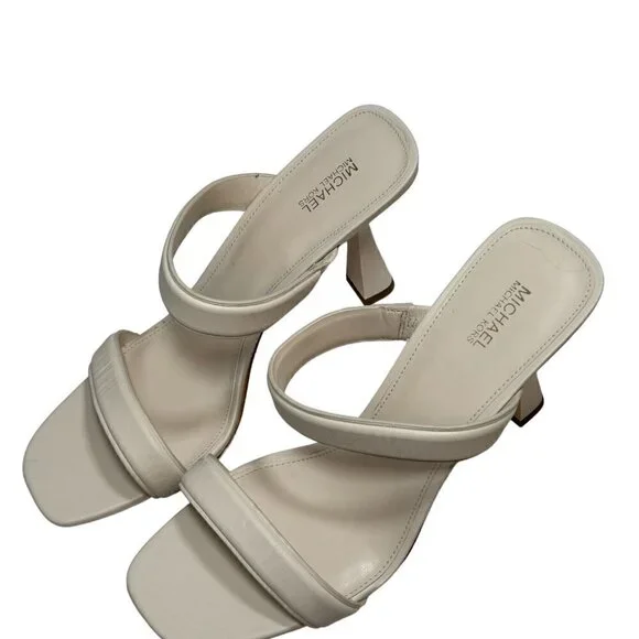 Michael Michael Kors Women Double Strap Slide Sandals Clara Size US 10 New - Picture 3 of 6